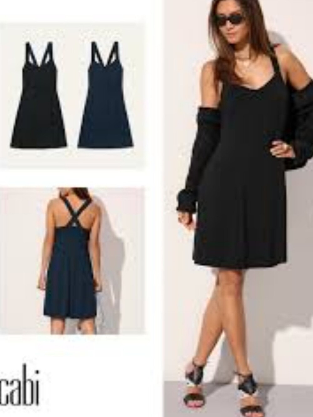 Cabi , Reversible Black Women's Dress